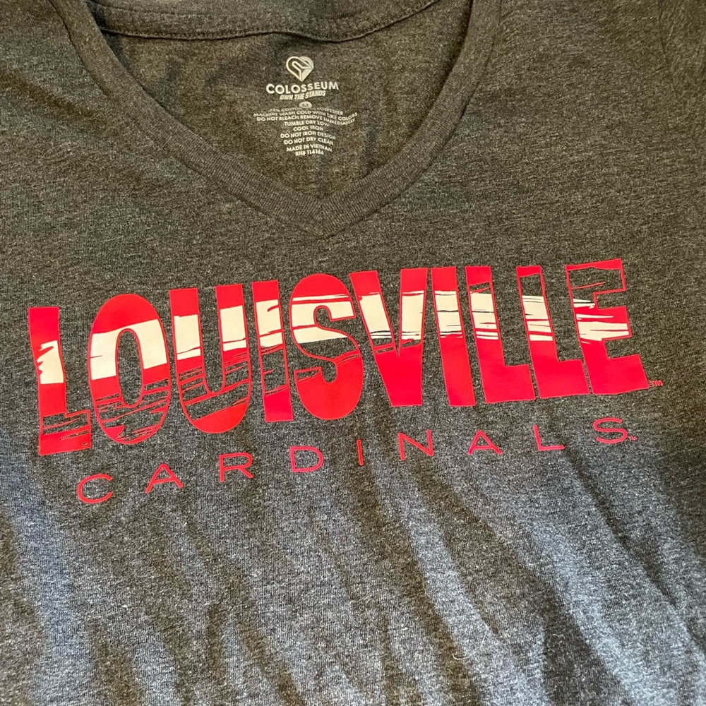 Louisville Cardinals v-neck tee